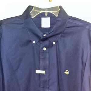 Brooks Brothers Regent Non-Iron UM University Michigan Wolverines Supima Shirt